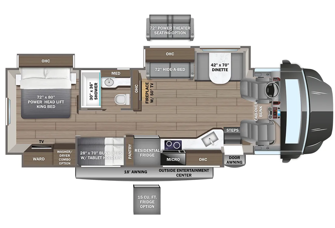 Entegra Coach Accolade 37L floor plan