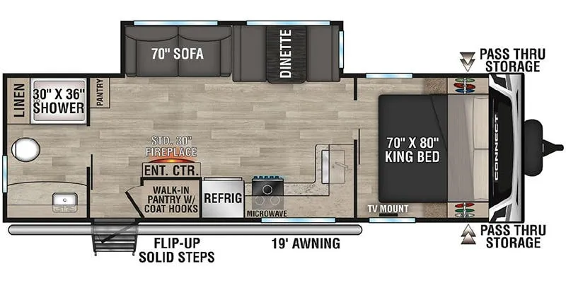 K-Z Connect C261RB floor plan