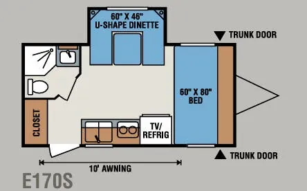 K-Z Spree Escape E170S floor plan