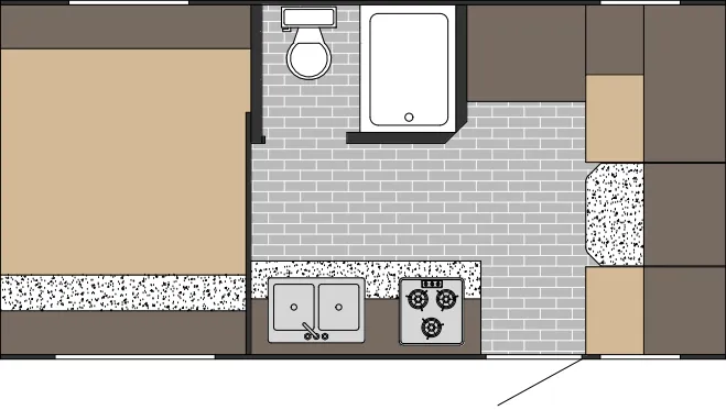 2023 Sunset Park RV Volt 1500 - Floor plan