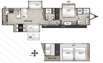 2026 Forest River Aurora Destination 44CONDO floor plan