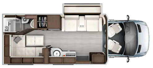 Leisure Travel Unity U24FX floor plan