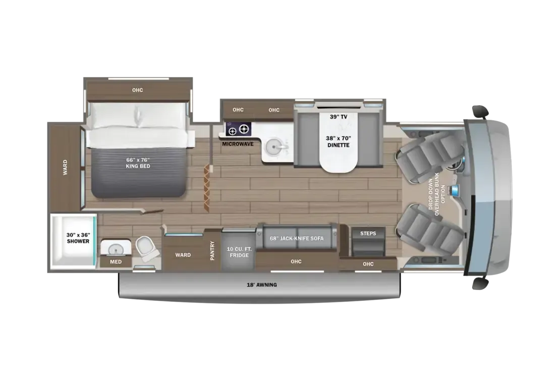 Entegra Coach Vision SE 27ASE floor plan