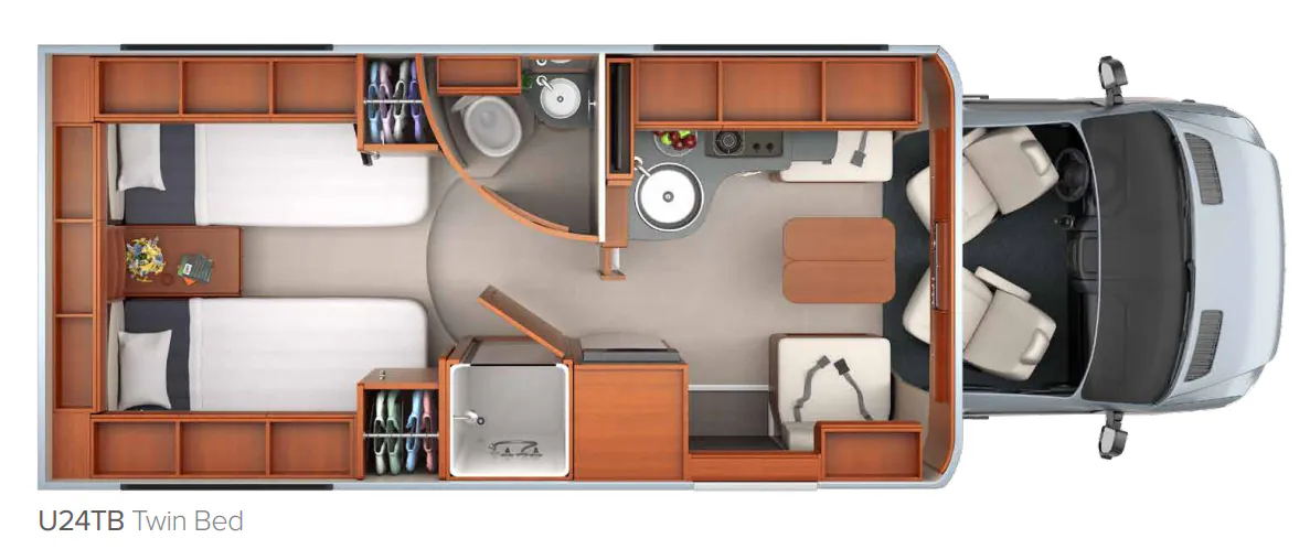 Leisure Travel Wonder U24TB floor plan