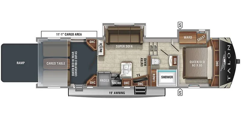 Jayco Talon 335T floor plan
