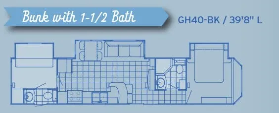 Canterbury RV Grand Haven GH40-BK floor plan