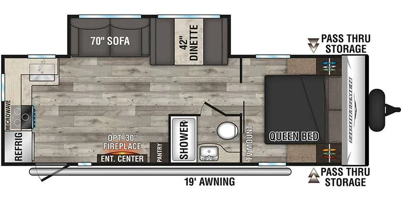 K-Z Sportsmen SE 241RKSE floor plan