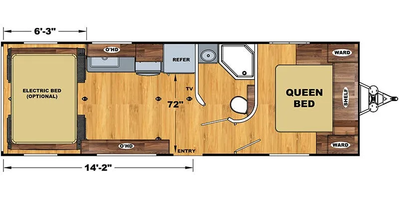 Eclipse Attitude 23SAG-LE floor plan