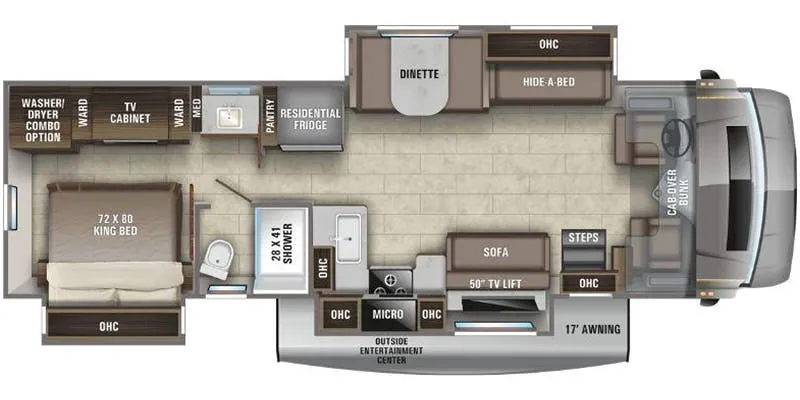 2021 Entegra Coach Accolade 37TS - Floor plan