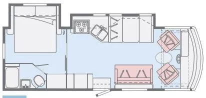 Winnebago Sunstar 27PE floor plan