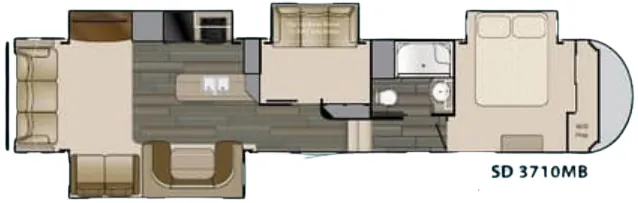 Heartland Sundance 3710 floor plan