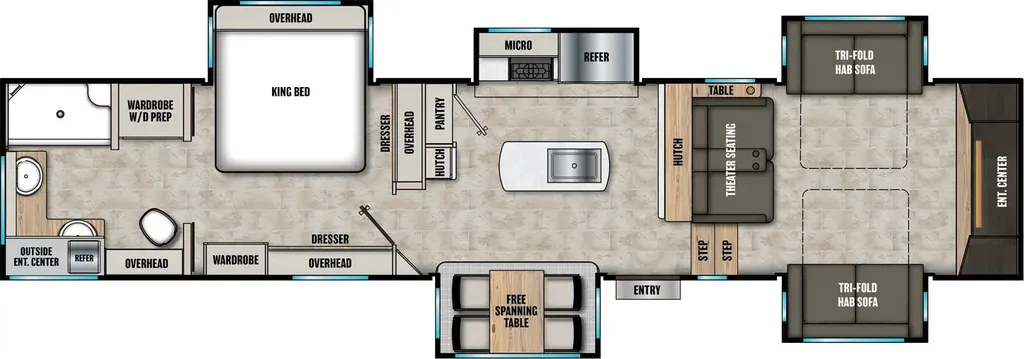 2026 Shasta RVs Phoenix 334FL floor plan