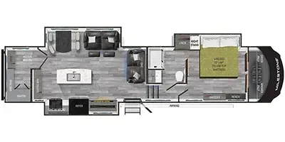 Heartland Milestone 360HP floor plan