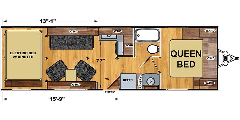 Eclipse Attitude 25FS floor plan