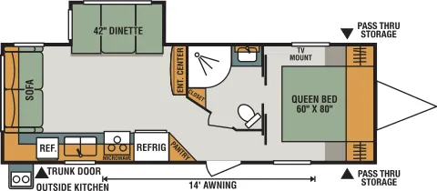 K-Z Connect C241RLK floor plan