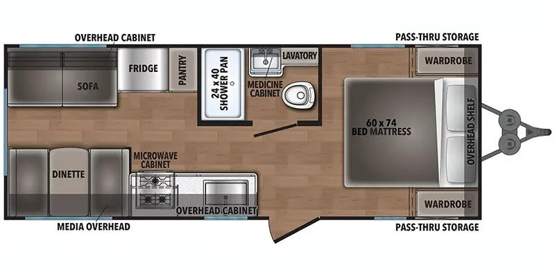 Coachmen Northern Spirit DLX 5210CK floor plan
