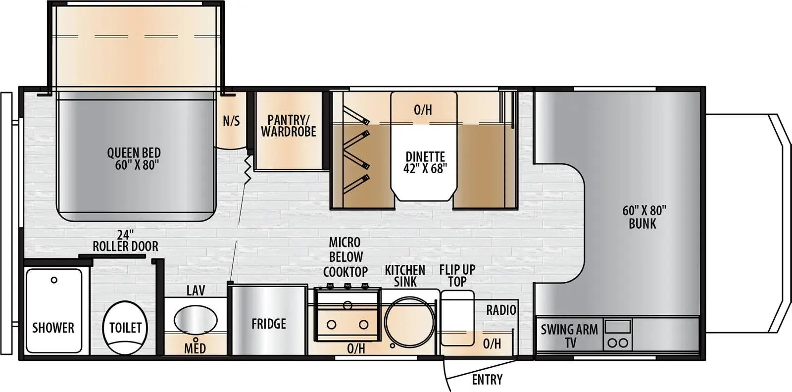 2025 East to West Entrada 220S - Floor plan