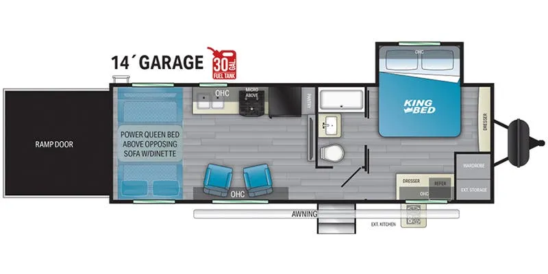 2022 Heartland Torque TQ T274 - Floor plan