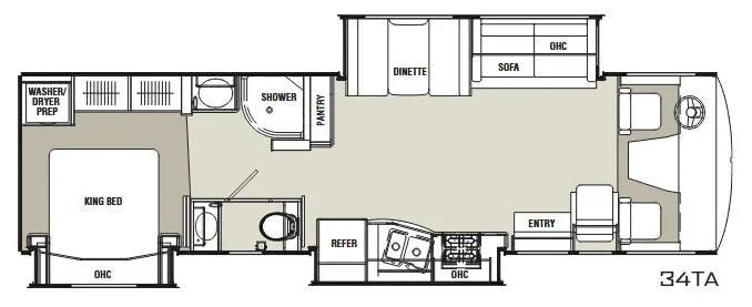 Coachmen Encounter 34TA floor plan
