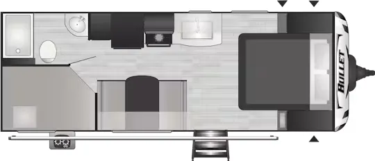 Keystone Bullet Premium 211BHSWE floor plan