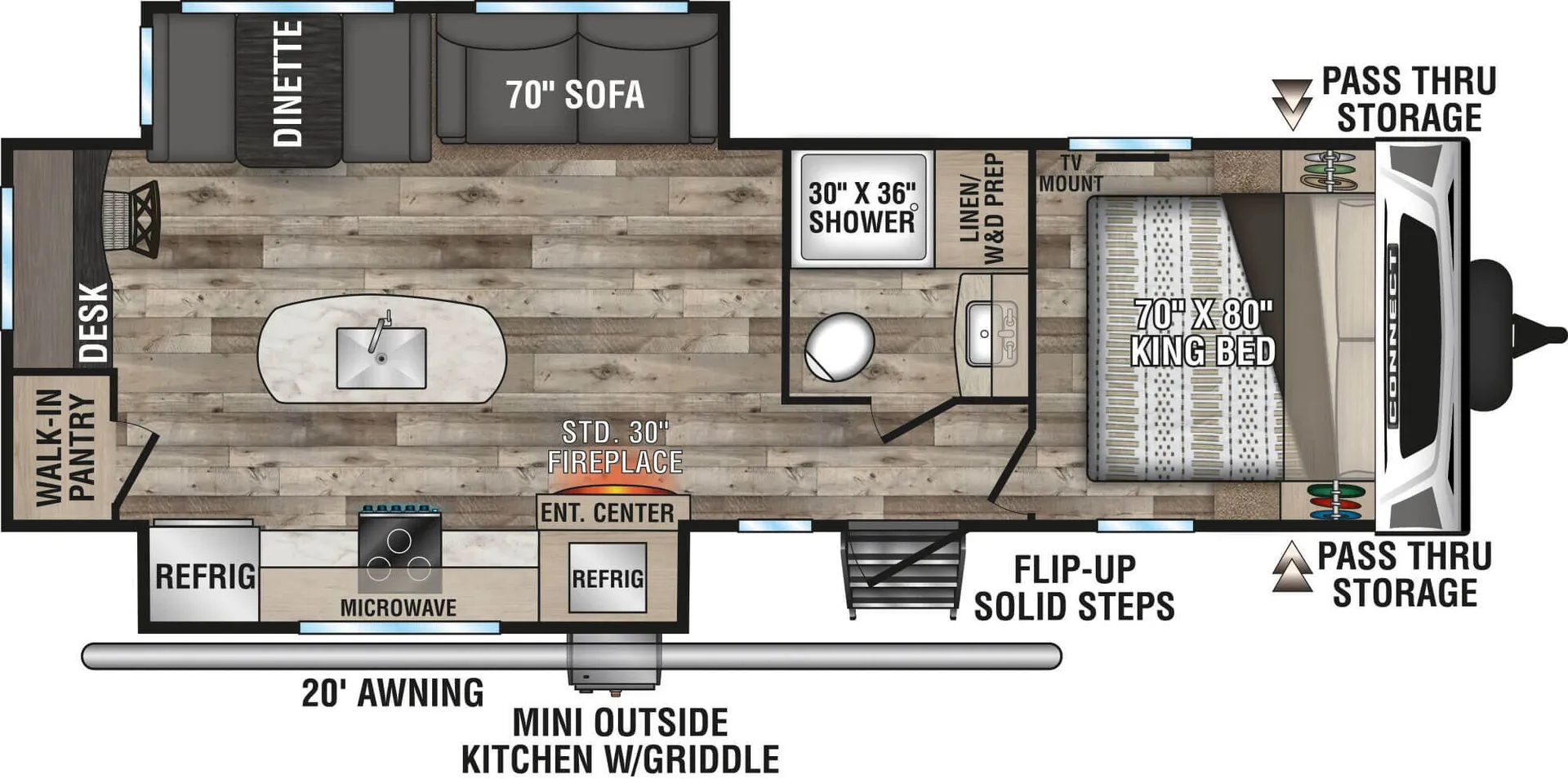 K-Z Connect C292RDK floor plan