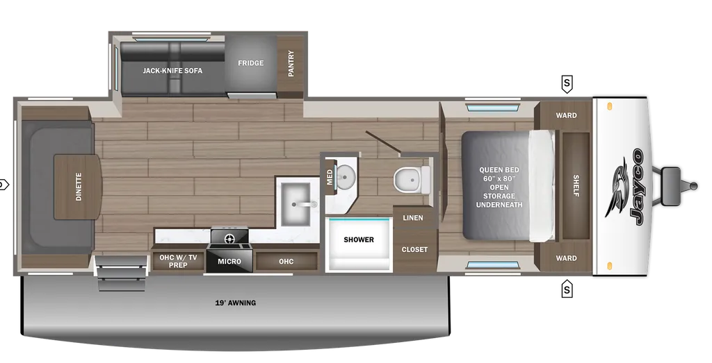2026 Jayco Jay Feather SL 25RLSL floor plan