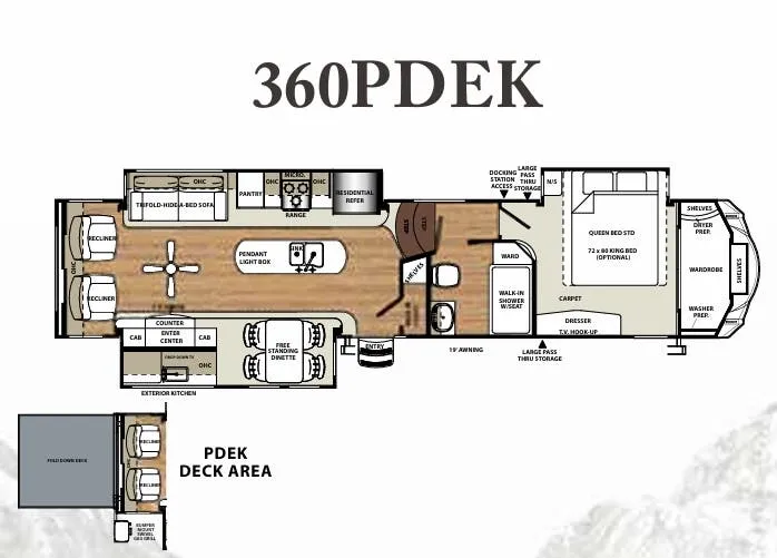 Forest River Sierra 360PDEK floor plan