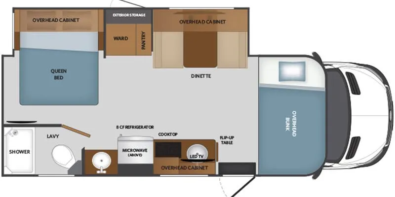 2025 Fleetwood Insight 25Q - Floor plan