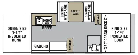 Forest River Viking V-Trec V3 floor plan