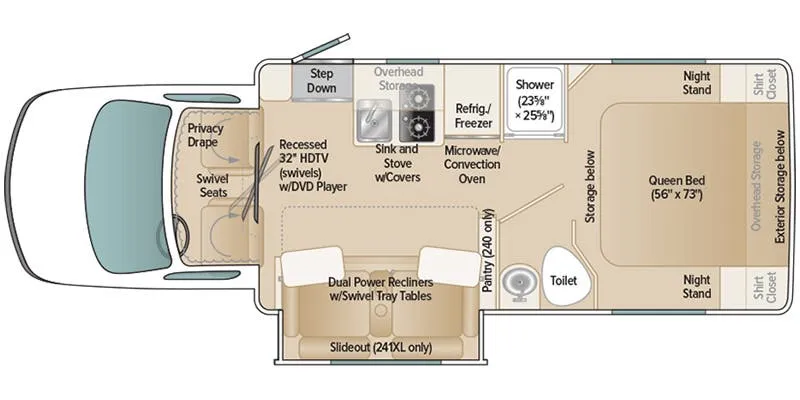 Coach House Platinum II 241XL RQ floor plan