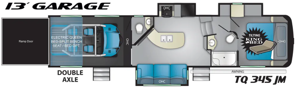 Heartland Torque 345 floor plan
