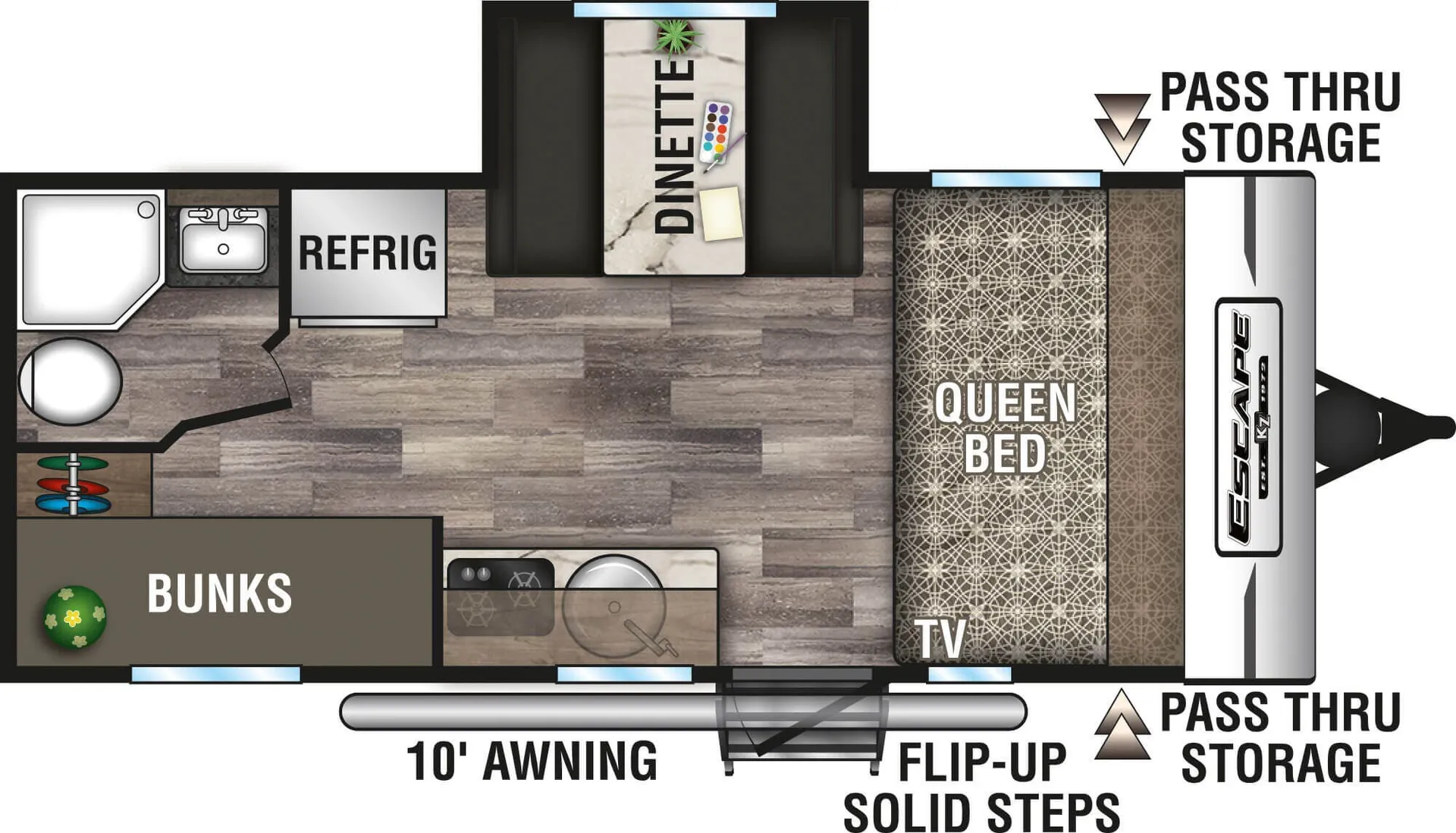 K-Z Escape E191BH floor plan