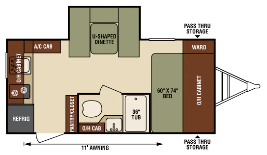 Venture RV Sonic Lite SL167VMS floor plan