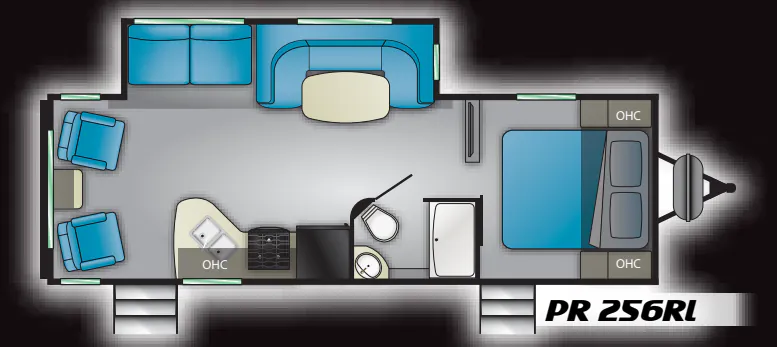 Heartland Prowler 256RL floor plan