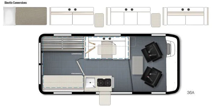 Winnebago Solis 36A floor plan