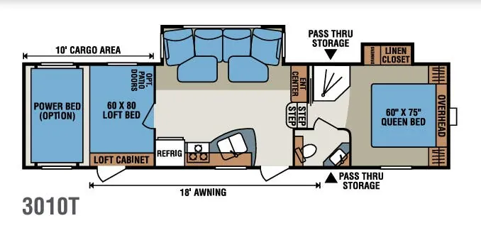 K-Z Inferno 3010T floor plan