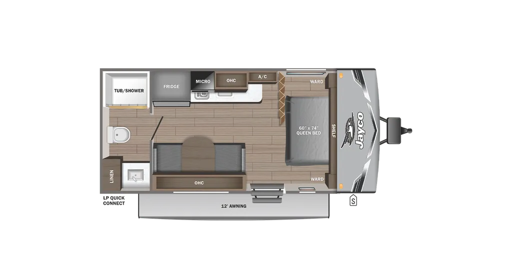 2025 Jayco Jay Flight SLX 175FQ floor plan