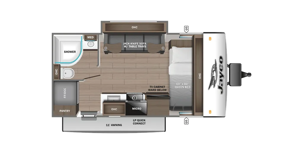 2026 Jayco Jay Feather Air 16FBS floor plan