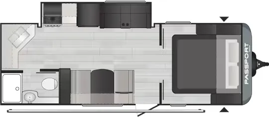 Keystone Passport SL Series 229RKWE floor plan