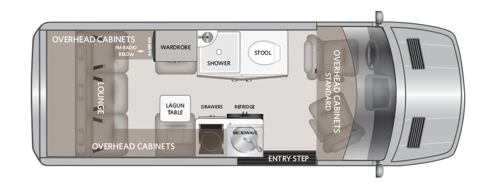 2023 American Coach American Patriot FD2 - Floor plan