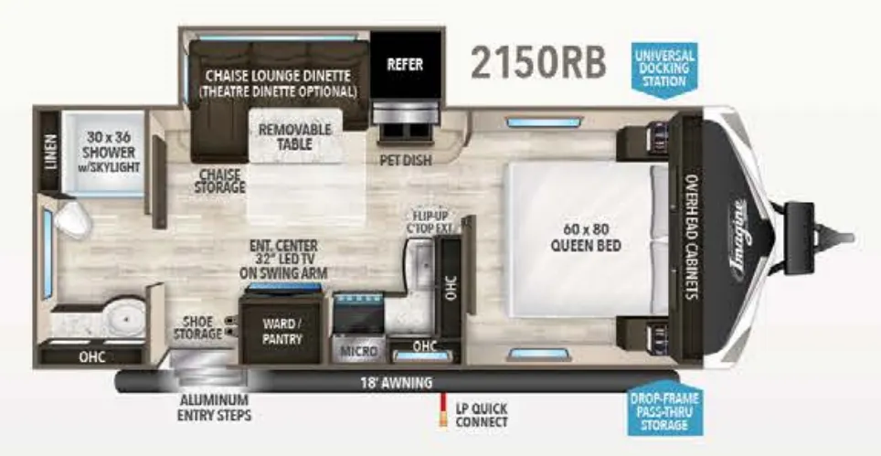Grand Design Imagine 2150RB floor plan