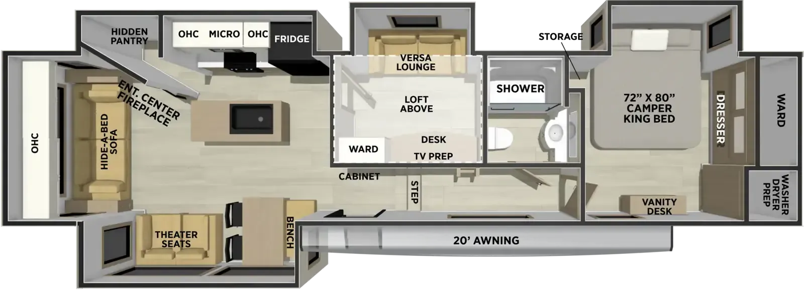 Forest River Sierra 4003MB floor plan