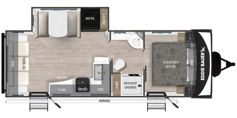 Heartland Eddie Bauer EBL 2510RL floor plan
