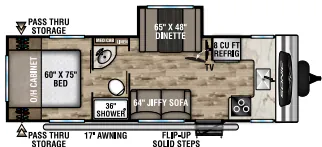 Venture RV Sonic SN241VFK floor plan