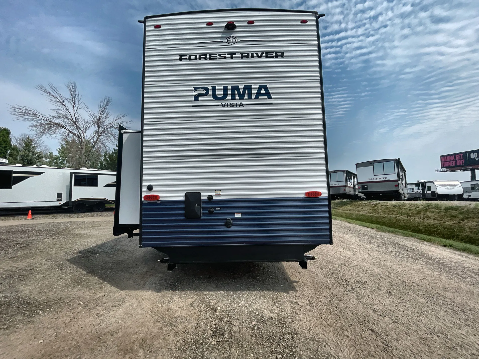 2027 Forest River Puma Vista 402LFT — backside