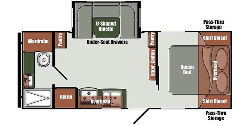 Gulf Stream Matrix LE 24RBS floor plan