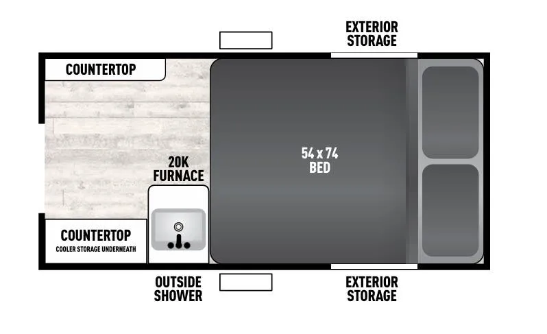Forest River Viking 9.0 TD Express floor plan