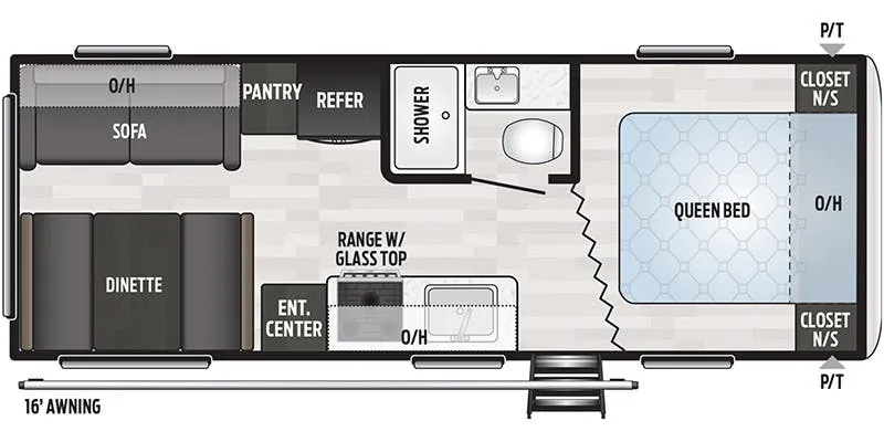 2022 Keystone Springdale 222RDWE - Floor plan