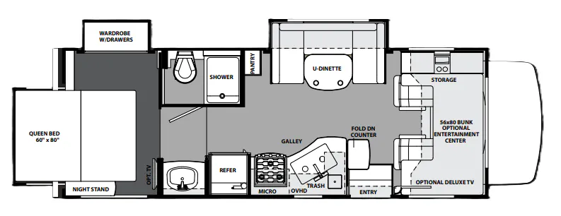 Forest River Forester 2501TS floor plan