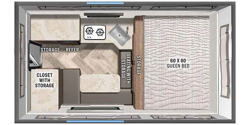 Palomino Backpack SS-1200 floor plan